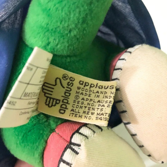 Vtg See You C U Later Alligator Graduation Plush Applause Doll 8 Inch Tall - Picture 14 of 16